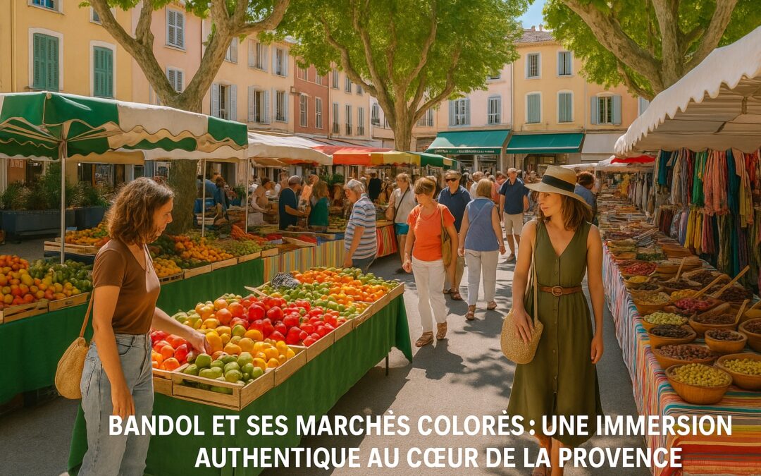 Bandol et ses marchés colorés : une immersion authentique au cœur de la Provence